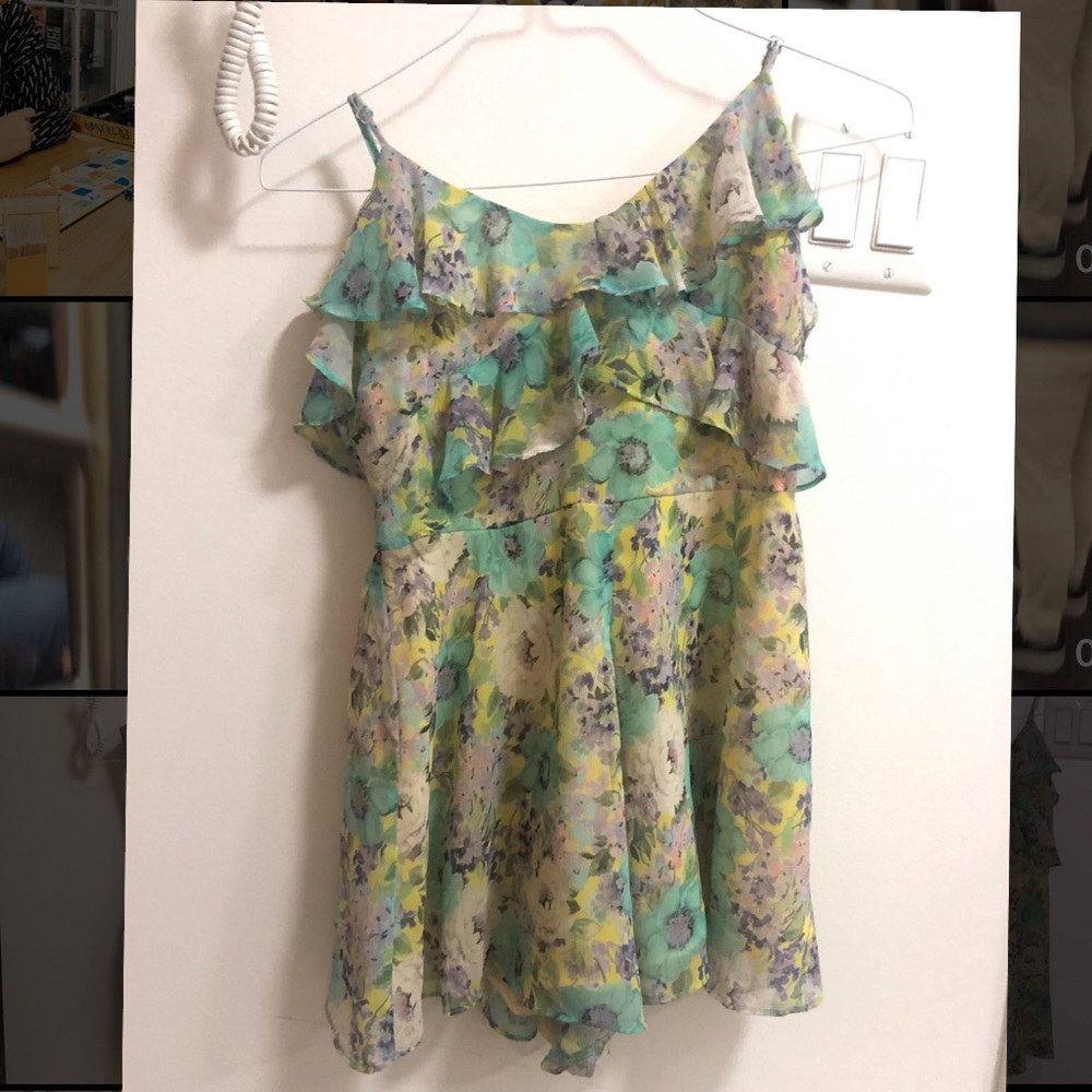 TopShop floral romper